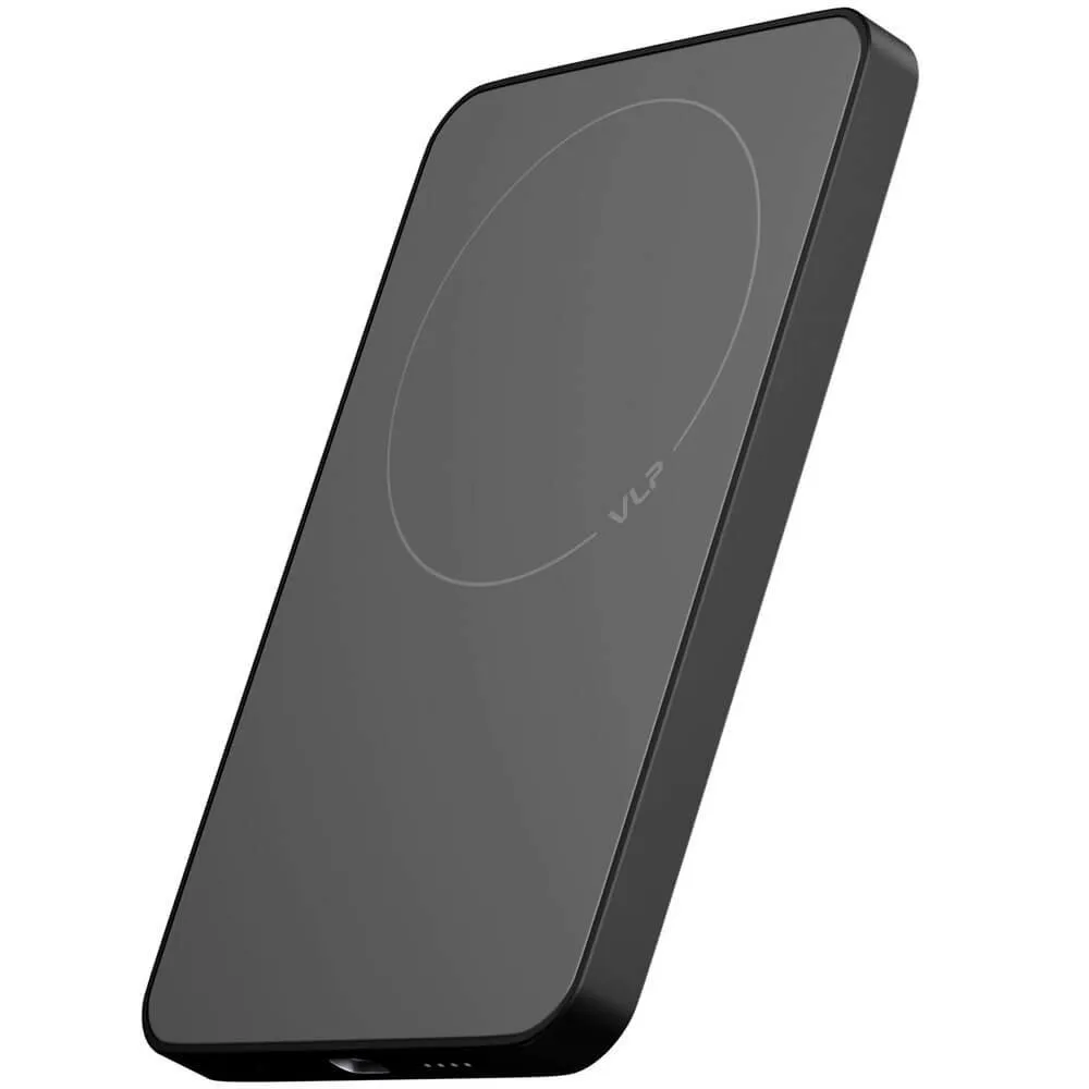 Внешний аккумулятор "vlp" Diamond Energy MagSafe, Qi2, 10000 mAh, черный титан
