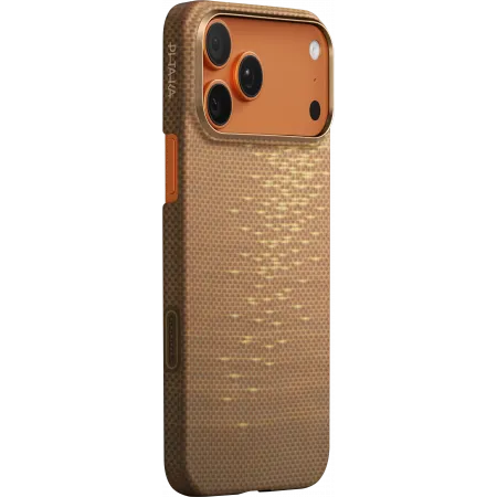 Чехол Pitaka Ultra-Slim Case для iPhone 17 Pro, Golden Glint