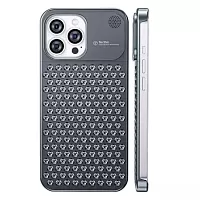 Алюминиевый чехол в стиле Mac Pro для iPhone 14 Pro Max, серый космос