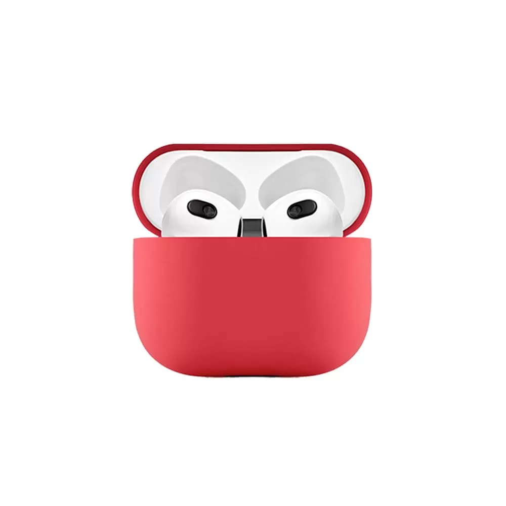 Чехол uBear для AirPods 3 Touch Silicone case, красный