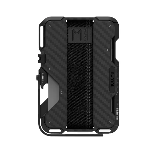 Многофункциональный картхолдер Aulumu G03 MagSafe, с отделкой из углеродного волокна                   