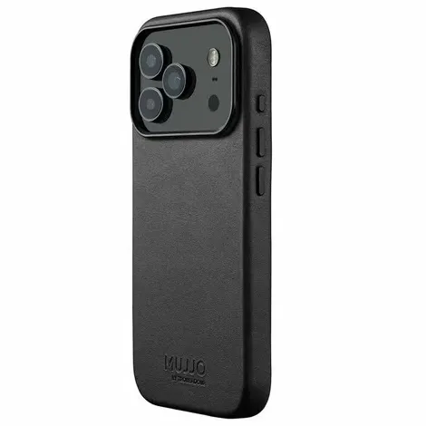 Чехол Mujjo Leather для iPhone 17 Pro Max, черный
