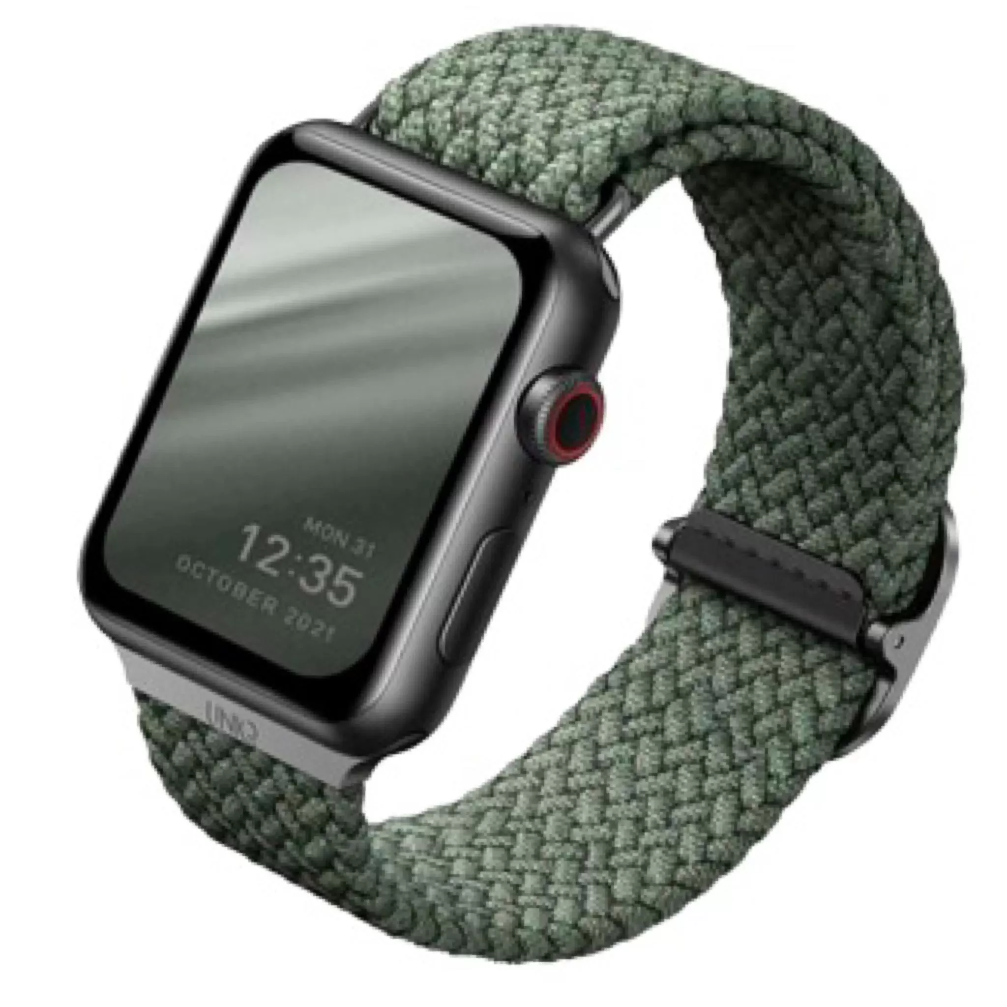 Ремешок Uniq ASPEN для Apple Watch 49/45/44/42mm, зеленый