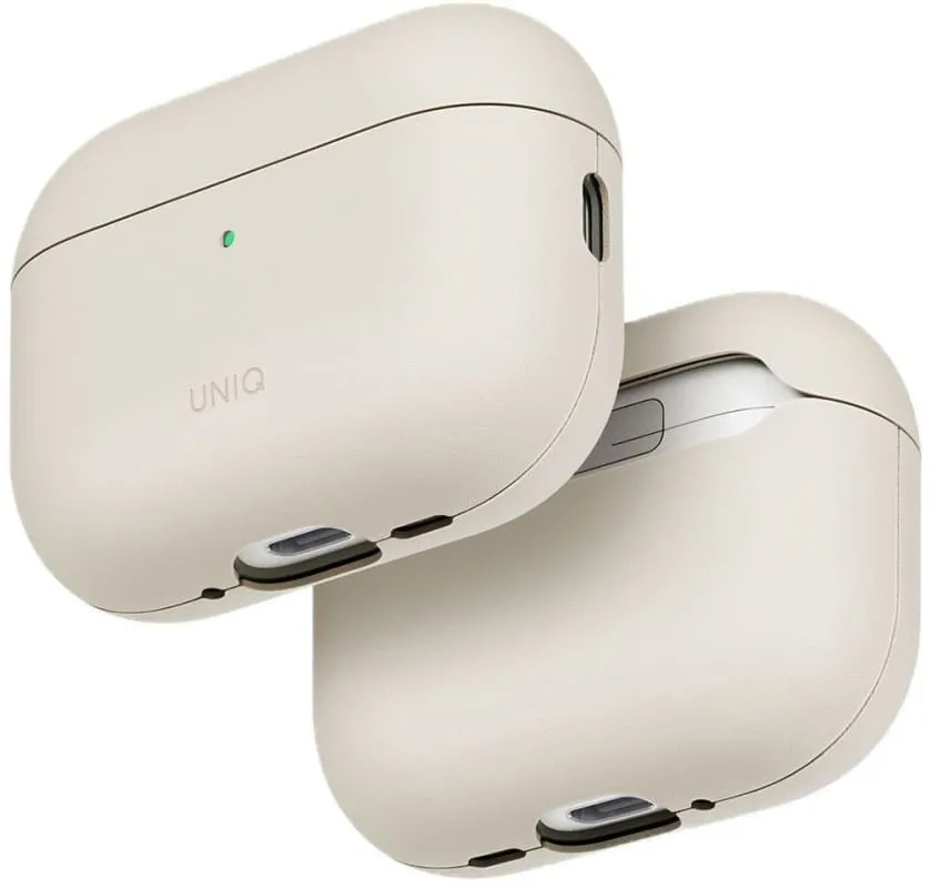 Чехол Uniq для Airpods Pro 3 Lyden Vex Leatherette, серый