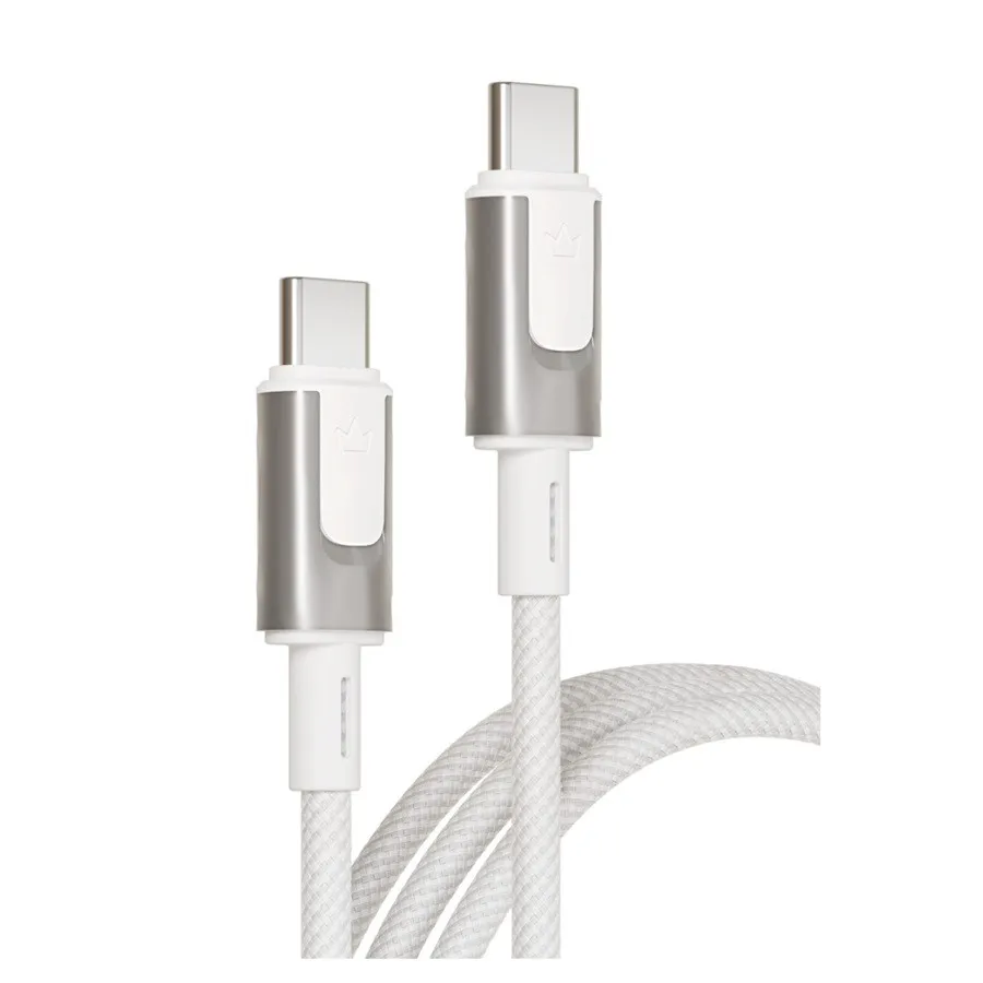 Кабель ''vlp'' Force Line 100W USB-C, 1.2m, белый