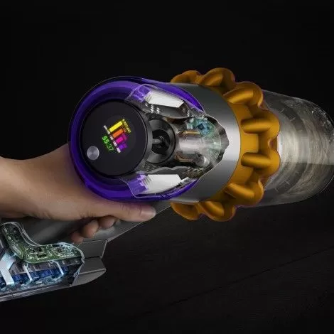 Пылесос Dyson V15 Detect Extra SV47, никель/золото (Nickel/Gold)