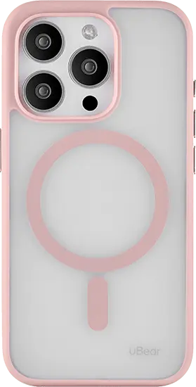 Чехол защитный uBear Cloud Mag Case, iPhone 15 Pro Max MagSafe, розовый