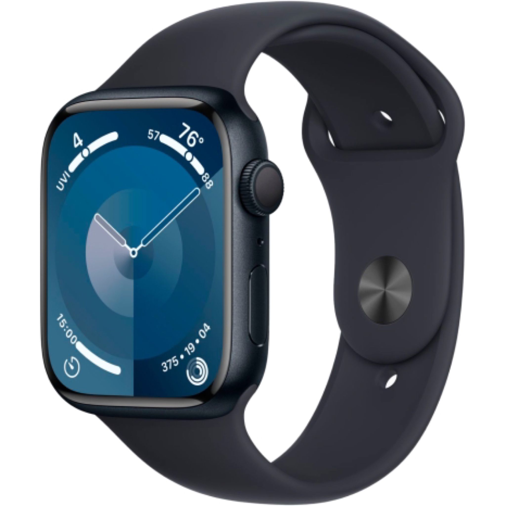 Apple Watch Series 9 45 мм, «тёмная ночь», размер M/L