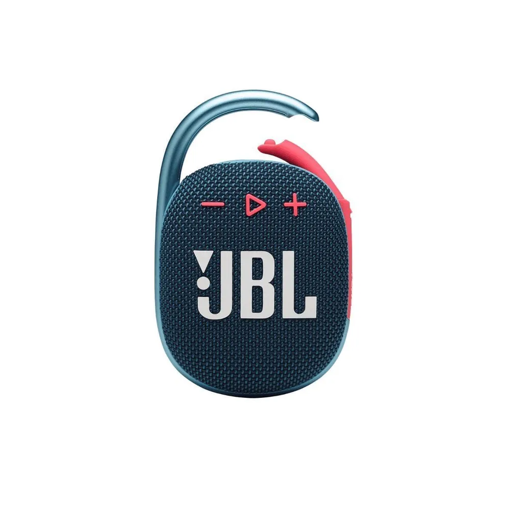 Портативная колонка JBL Clip 4, розовый-синий