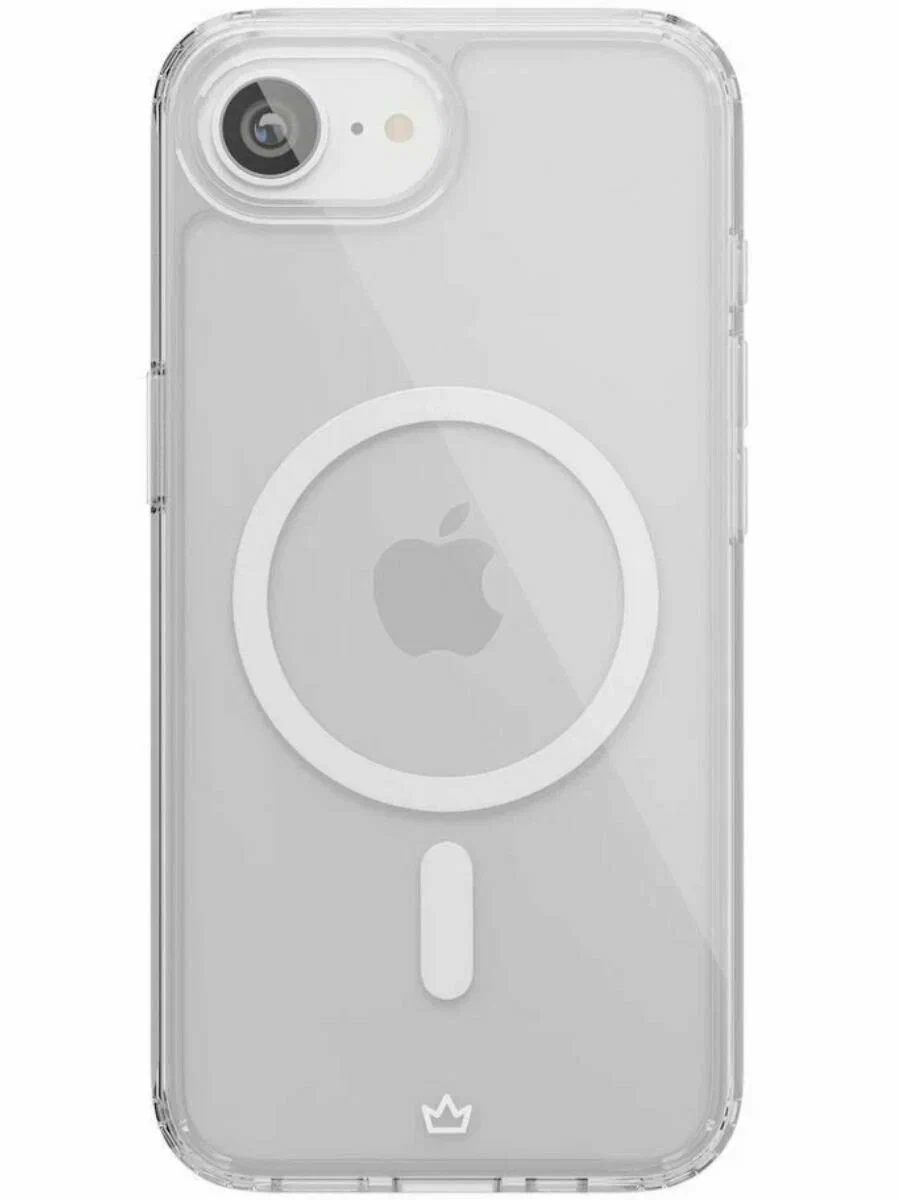 Чехол защитный "vlp" Crystal Case с MagSafe для iPhone 16e, прозрачный