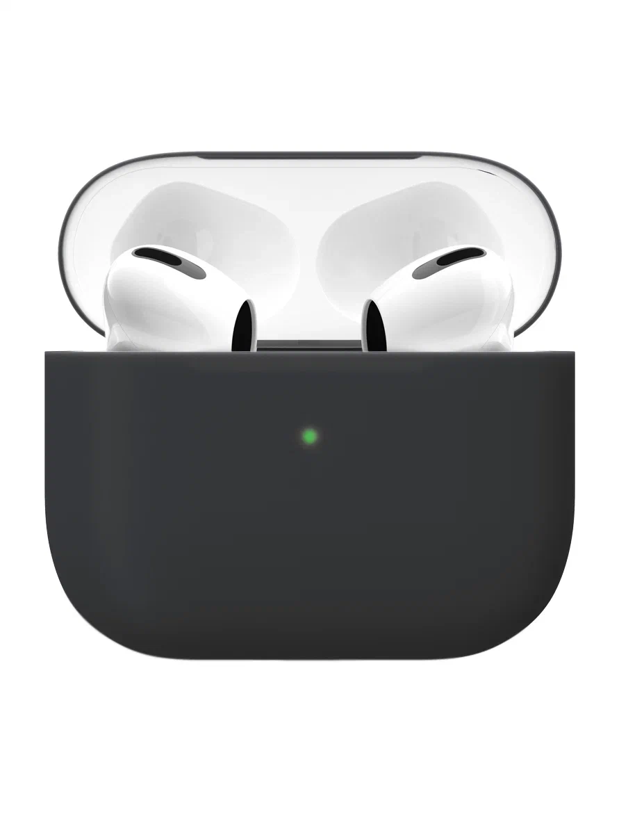 Чехол силиконовый "vlp" Soft Touch для AirPods 3, черный