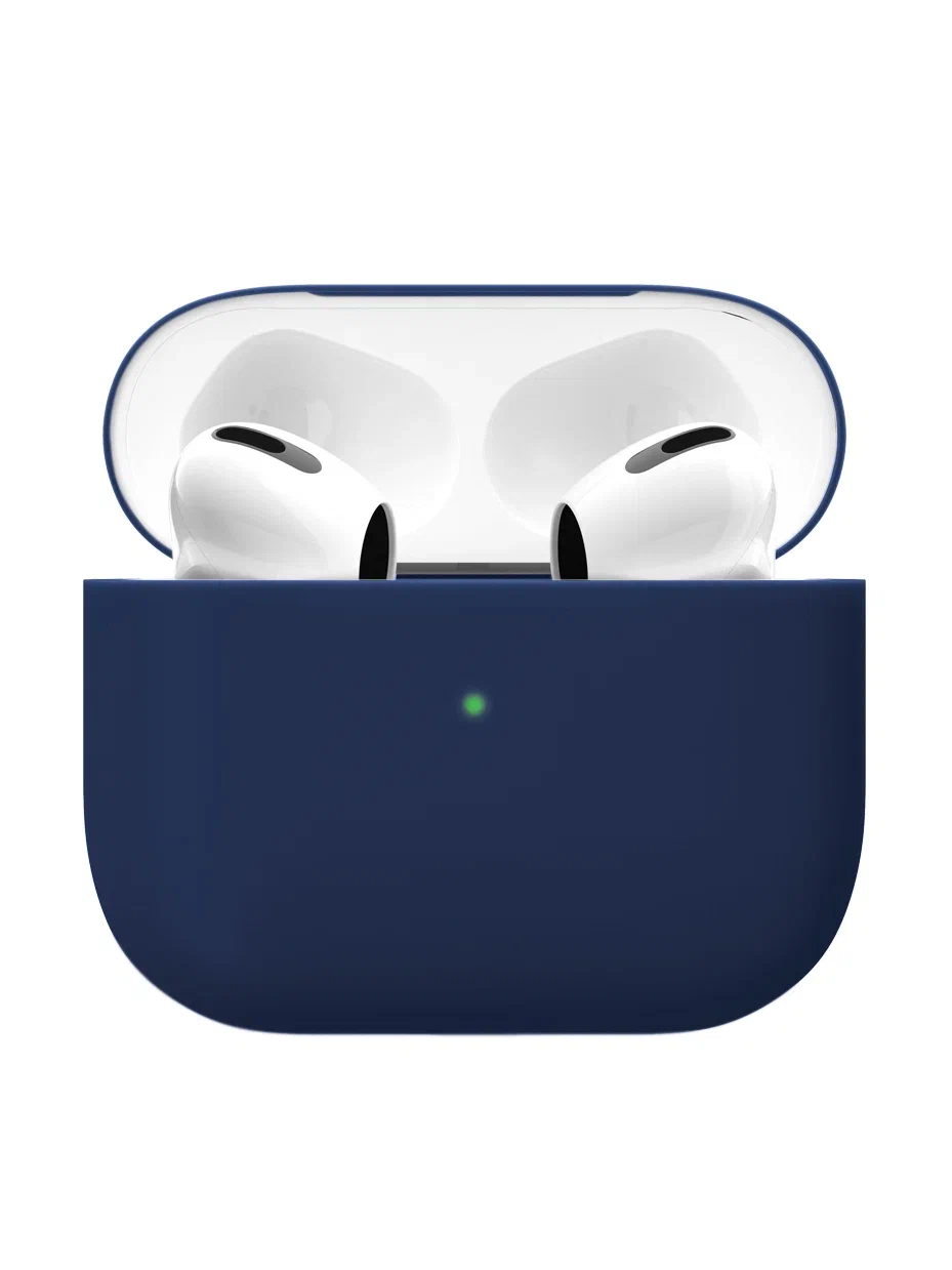 Чехол силиконовый "vlp" Soft Touch для AirPods 3, темно-синий