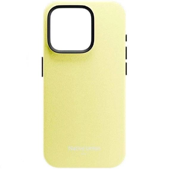 Чехол Native Union Active Case для iPhone 16 Pro Max, лимон
