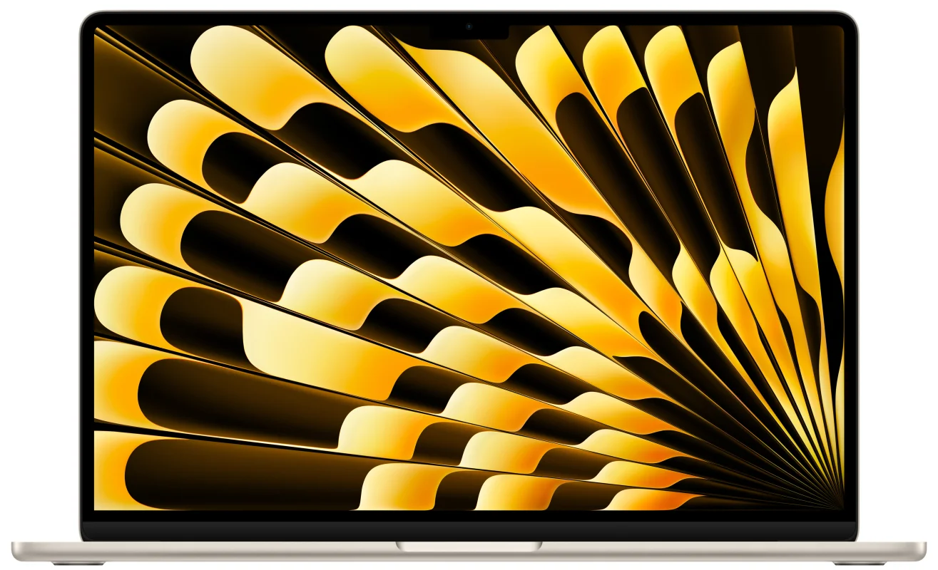 Apple MacBook Air 15" M3 8 ГБ, 256 ГБ SSD, «сияющая звезда» (MRYR3)