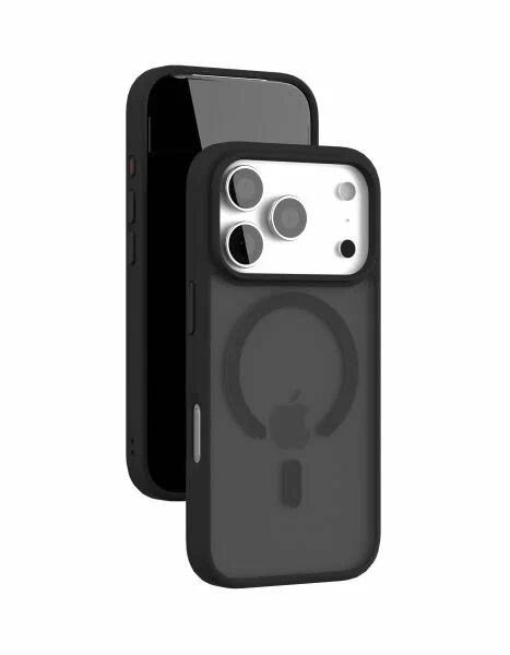 Чехол защитный "vlp" LITE Bloom Case с MagSafe для iPhone 17 Pro Max, черный