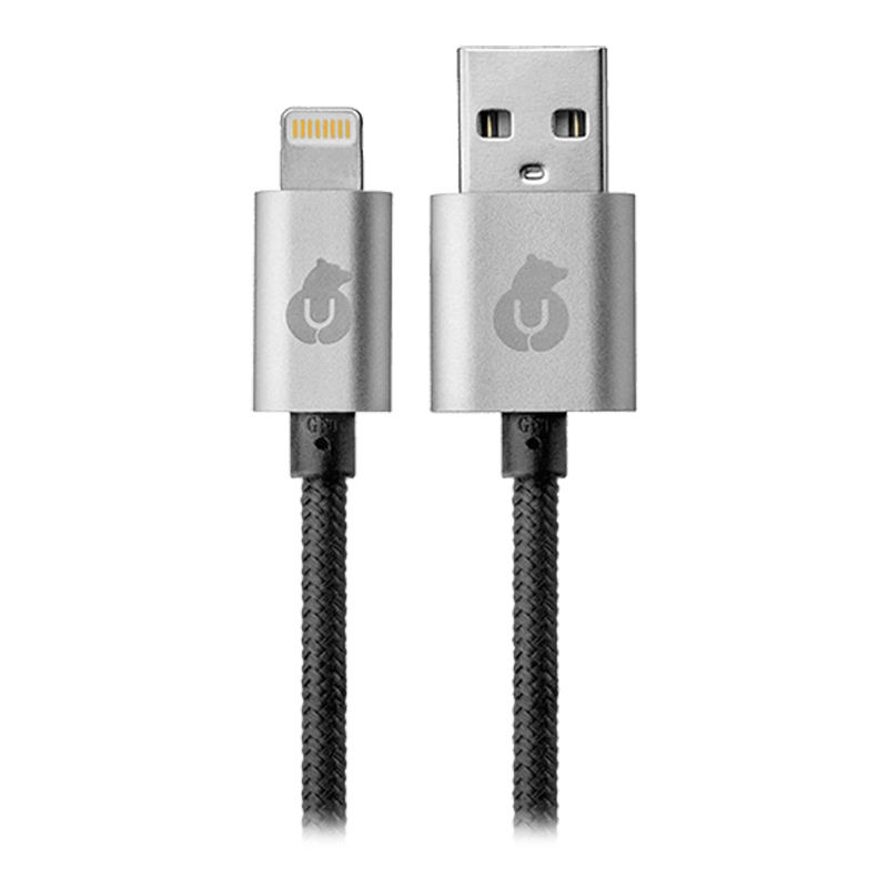 Кабель uBear Cord USB-A/Lightning, черный