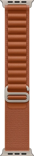 Apple Watch Ultra 3 49 мм, корпус из натурального титана, ремешок Alpine терракотового цвета, размер L