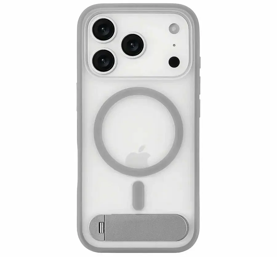 Чехол защитный uBear Stand 360 Mag Case для iPhone 17 Pro Max, серый