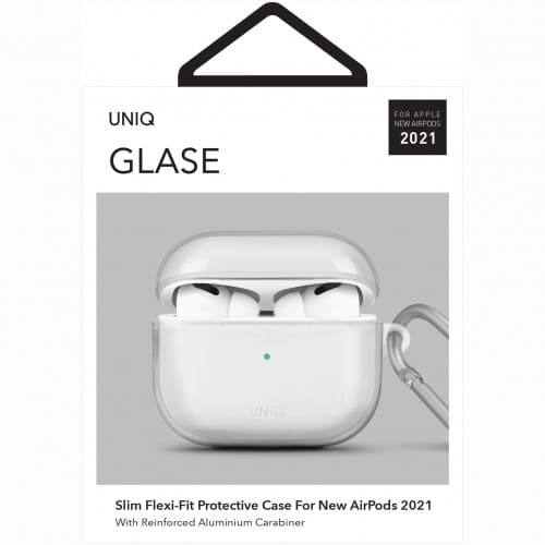 Чехол Uniq для AirPods 3 Glase TPU case, прозрачный
