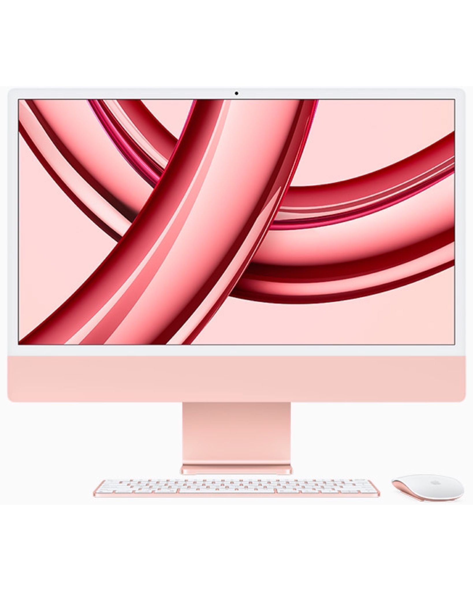 Моноблок Apple iMac 24" Retina 4,5K, M3 (8C CPU, 10C GPU, 2023), 8 ГБ, 512 ГБ SSD, розовый