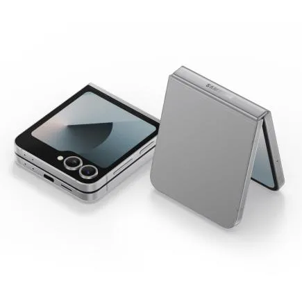 Смартфон Samsung Galaxy Z Flip6 12/256 ГБ, серый (Silver Shadow)
