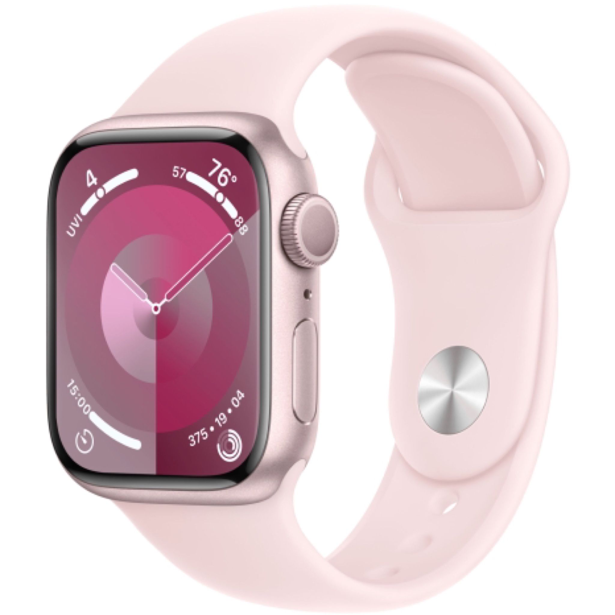 Apple Watch Series 9 41 мм, розовый, размер S/M