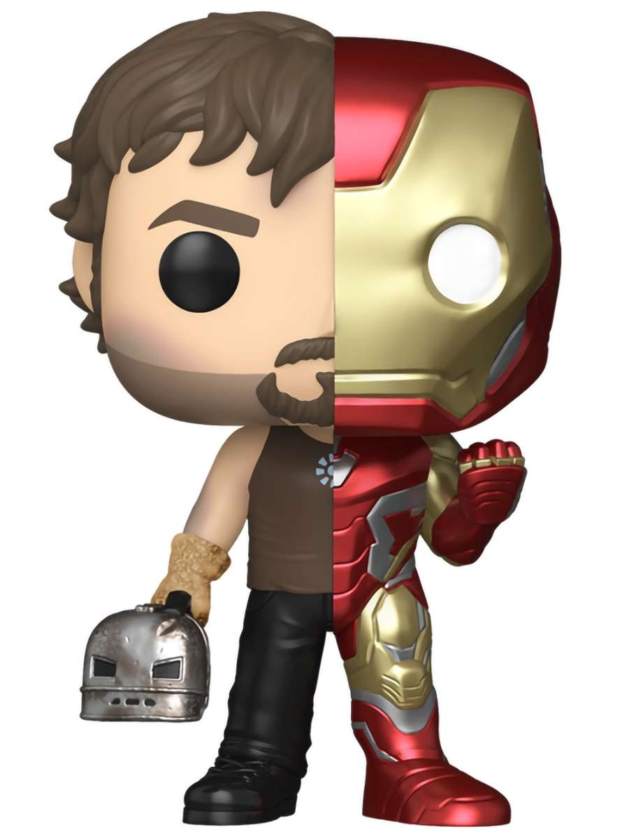 Фигурка Funko POP! Bobble Marvel Infinity Saga Split Tony Stark/Iron Man (Exc) (1569)
