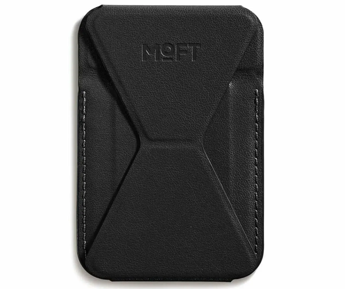 Картхолдер и подставка для телефона MOFT Snap On MOVAS, чёрный