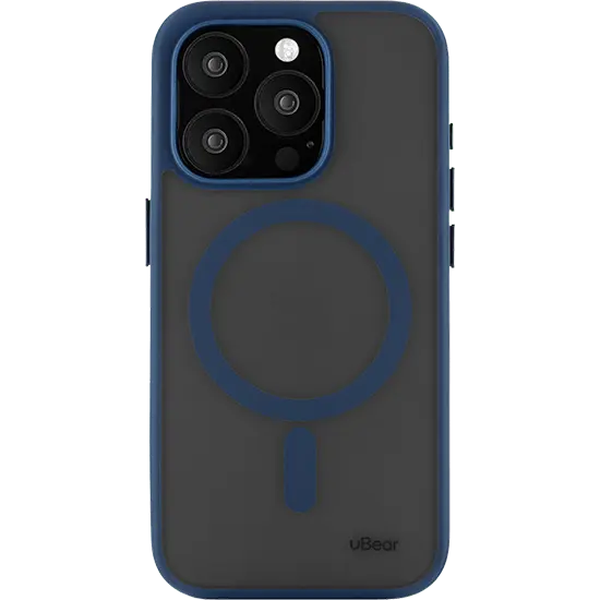 Чехол защитный uBear Cloud Mag Case, iPhone 15 Pro Max MagSafe, синий