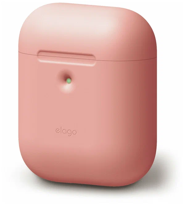 Чехол Elago Silicone case для AirPods 2, персиковый