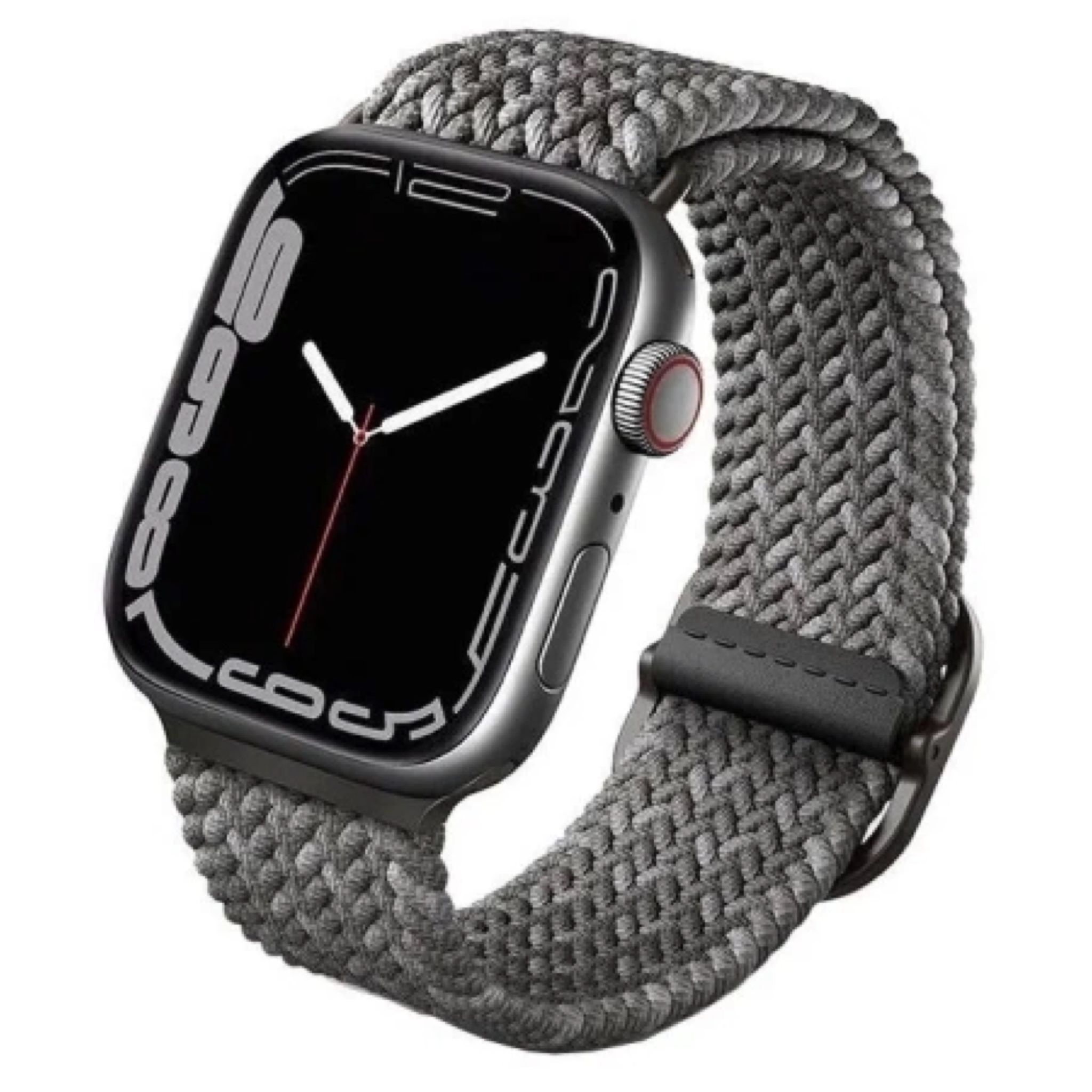 Ремешок Uniq ASPEN для Apple Watch 49/45/44/42mm, серая галька