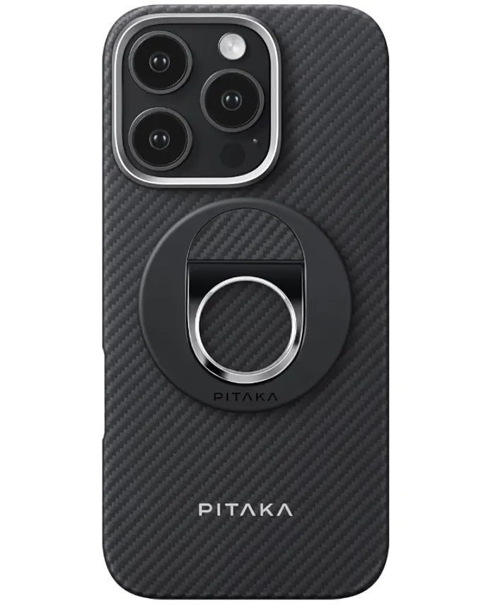 Чехол Pitaka Ultra-Slim Case Grip для iPhone 16 Pro Max, черный