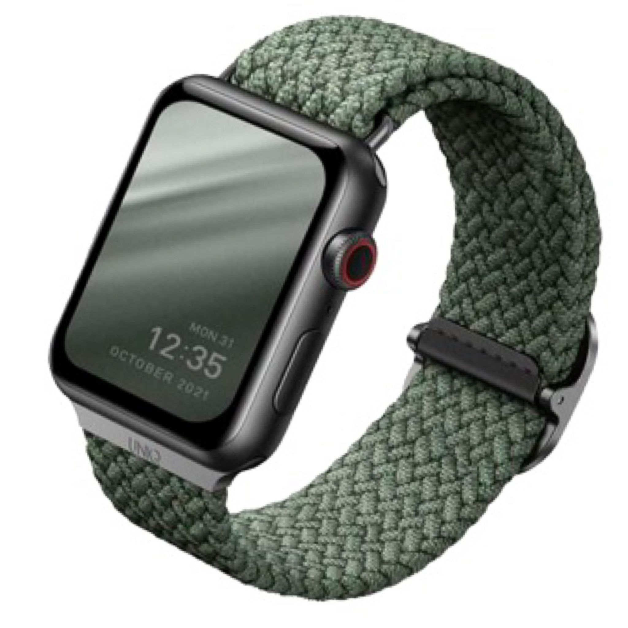 Ремешок Uniq ASPEN для Apple Watch 49/45/44/42mm, зеленый