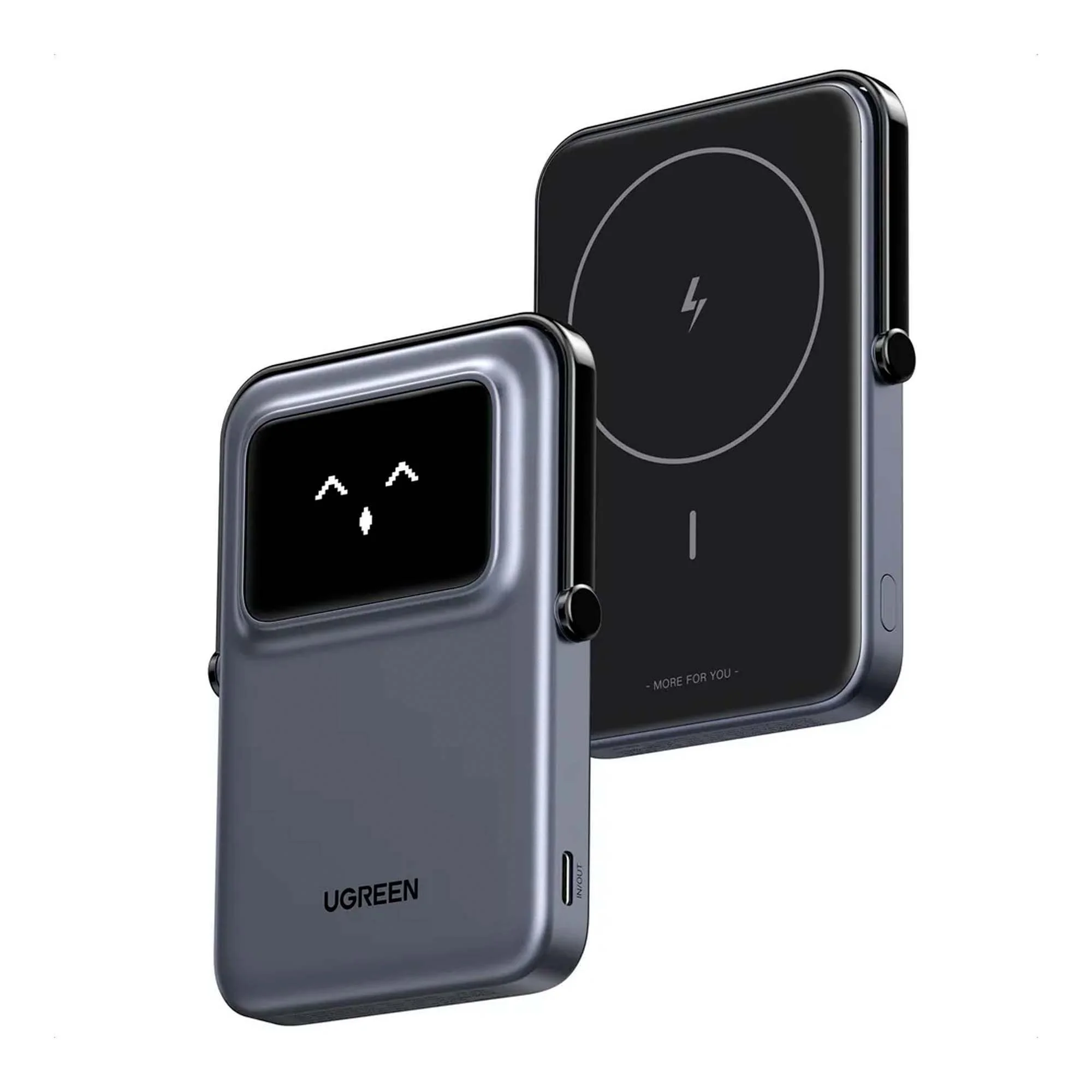 Внешний аккумулятор UGREEN UNO 5000mAh MIni Magnetic Wireless 20W, серый