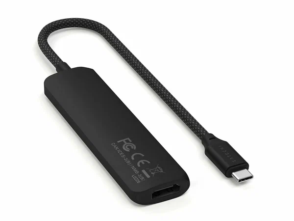Хаб Satechi 4-in-1 USB-C Slim Multiport Adapter 4K, черный