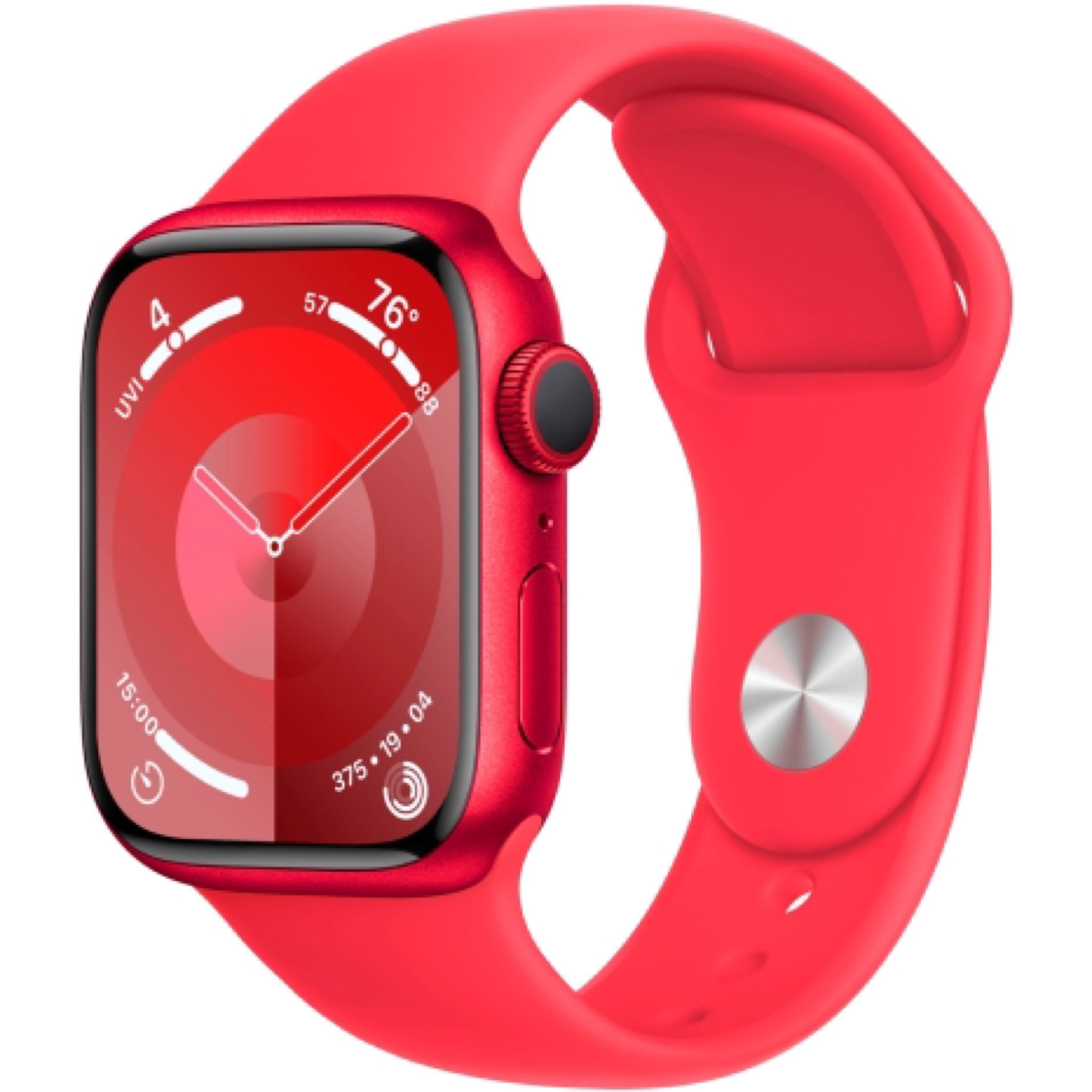 Apple Watch Series 9 41 мм, красный, размер L/M