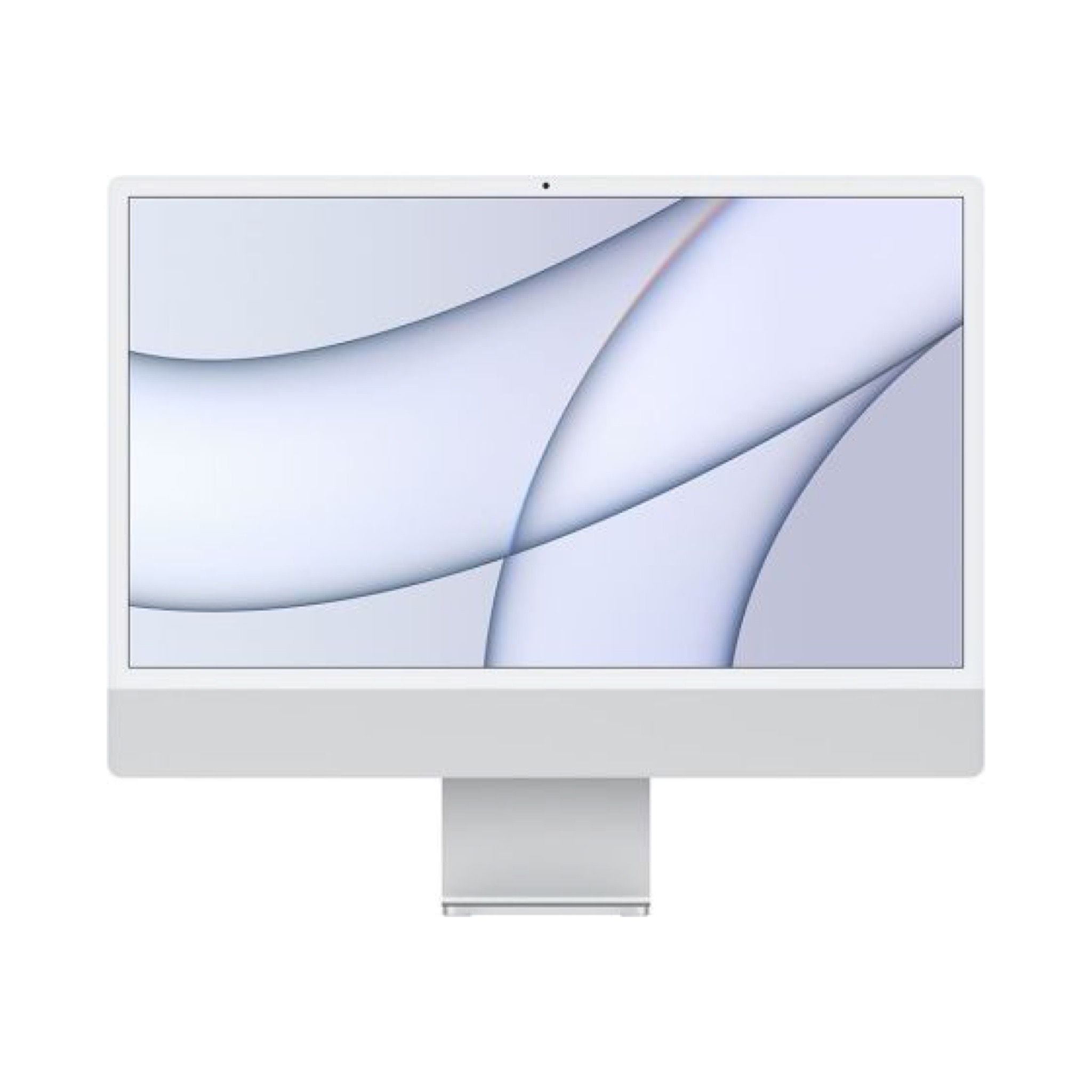 Моноблок Apple iMac 24" Retina 4,5K, M1 (7-core GPU), 8 ГБ, 256 ГБ (MGTF3), серебристый
