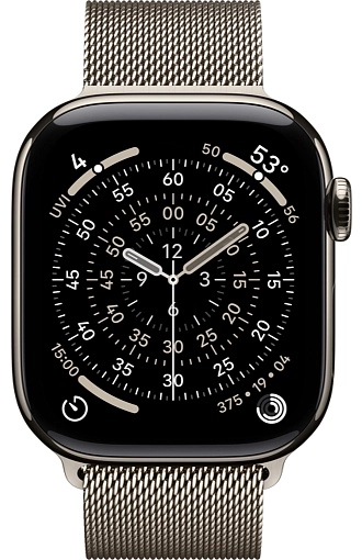 Apple Watch Series 11 42 мм, титановый бежевый
