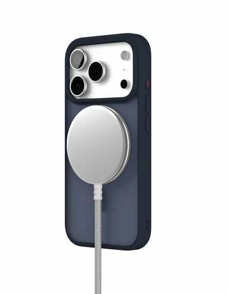 Чехол защитный "vlp" LITE Bloom Case с MagSafe для iPhone 17 Pro Max, темно-синий