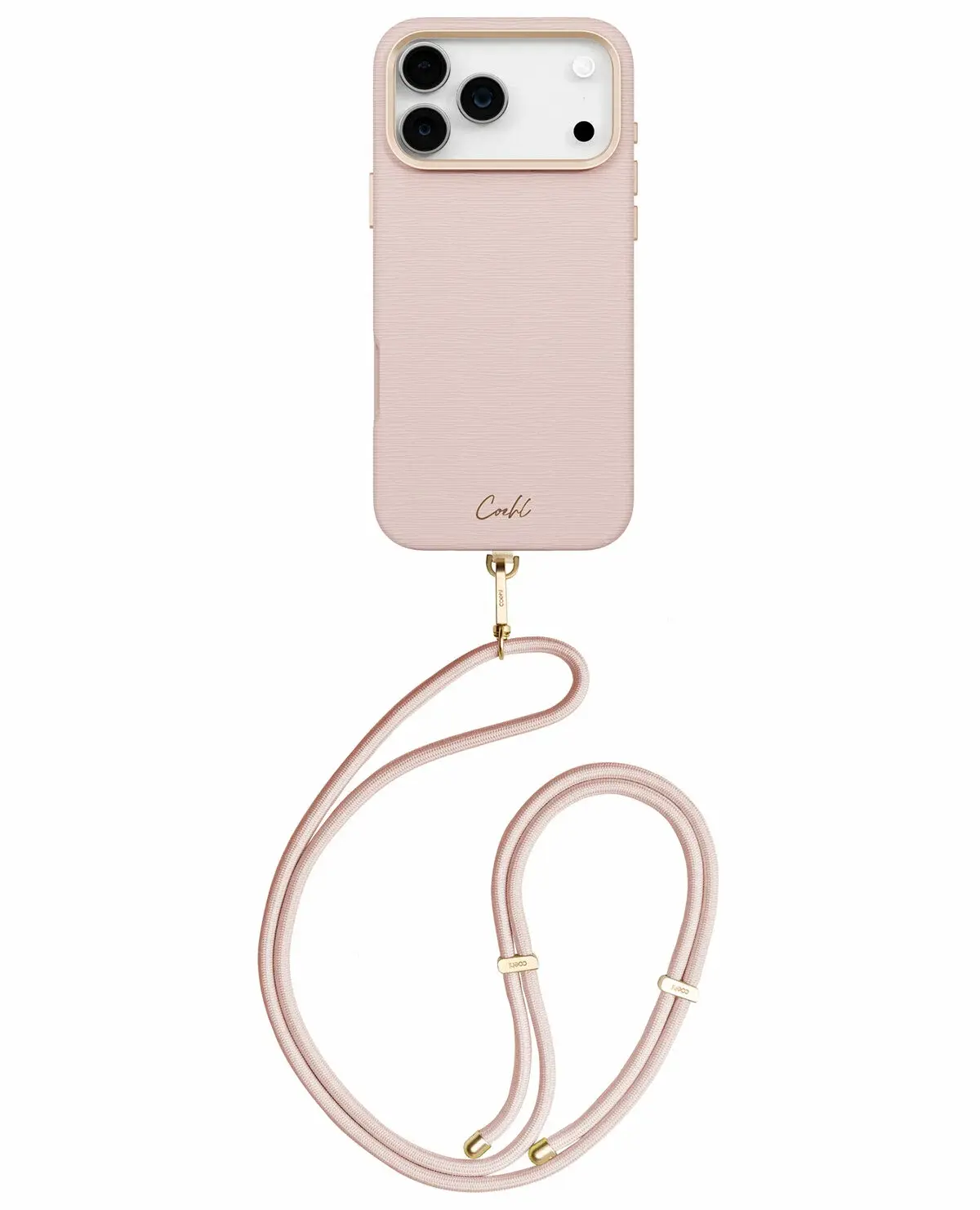 Чехол Uniq для для iPhone 17 Pro COEHL Strap series Mirelle Shell, розовый