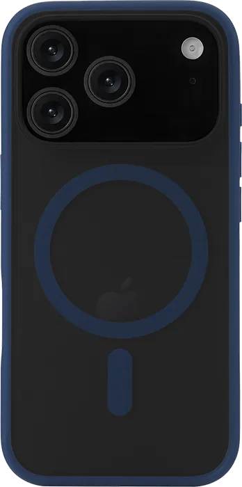 Чехол защитный uBear Cloud Mag Case для iPhone 17 Pro, MagSafe, синий