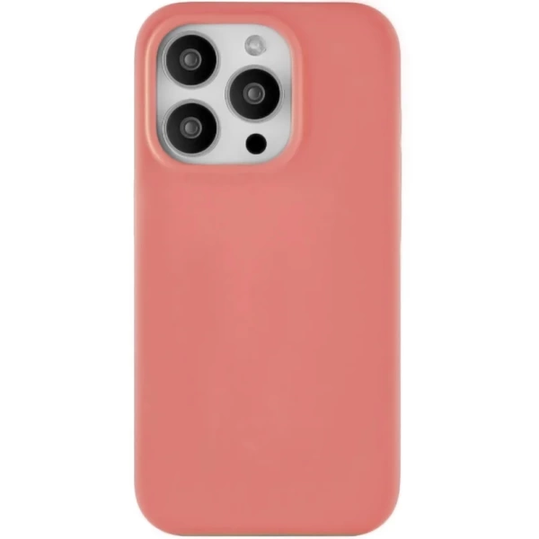 Чехол силиконовый MagSafe uBear  iPhone 16 Pro, коралловый