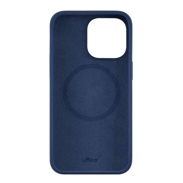 Чехол силиконовый MagSafe uBear iPhone 13 Pro, синий