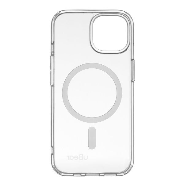 Чехол защитный uBear Real Mag Case, iPhone 15 MagSafe, прозрачный