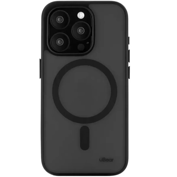 Чехол защитный uBear Cloud Mag Case, iPhone 15 Pro Max MagSafe, черный