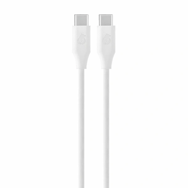 Комплект зарядки uBear Bridge 25W, USB-C + кабель USB-C/USB-C, белый