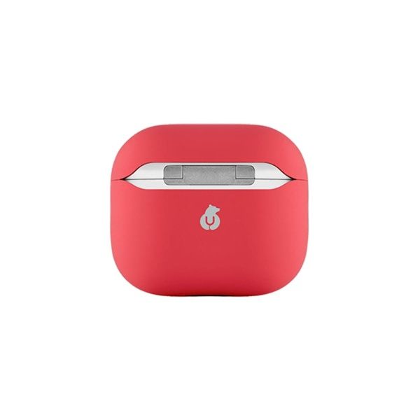 Чехол uBear для AirPods 3 Touch Silicone case, красный