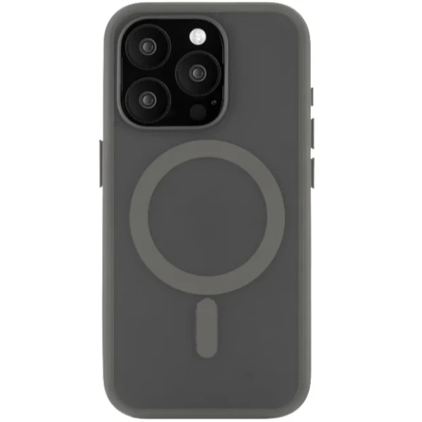 Чехол защитный uBear Cloud Mag Case, iPhone 16 Pro, MagSafe, серый