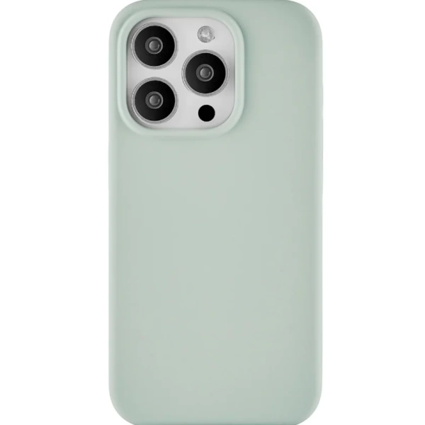 Чехол силиконовый MagSafe uBear  iPhone 16 Pro, холодная мята